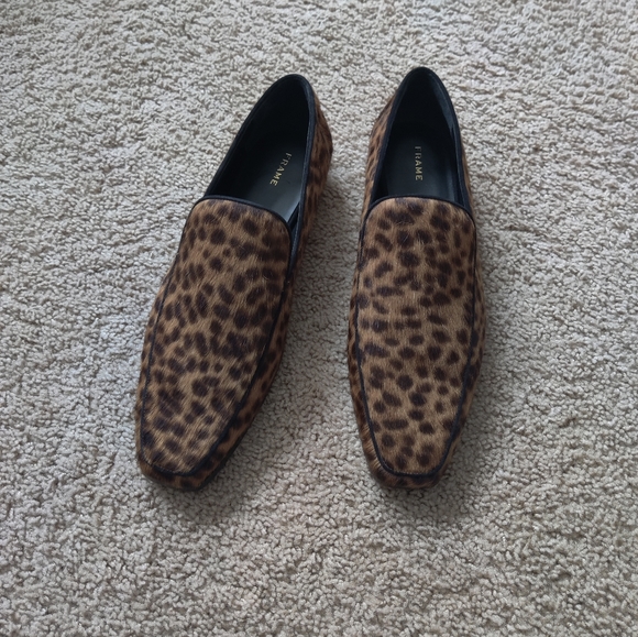 NEW Frame Animal Print Loafer - Picture 2 of 8